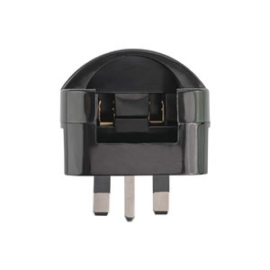 Adaptateur de prise de qualité supérieure, prise Schuko allemande vers prise britannique, prise angulaire avec prise de courant 13A 250V, boîte à fusibles, mise à la terre standard - Product Image 4