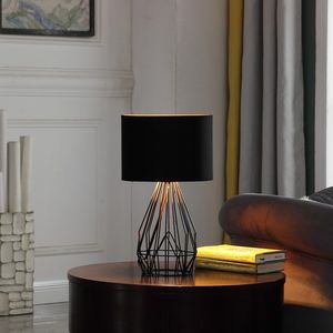 Lámpara de Mesa Industrial Db con Pantalla de Metal de 17.5 Pulgadas, Color Negro, Diseño Moderno para Sala de Estar - Product Image 5