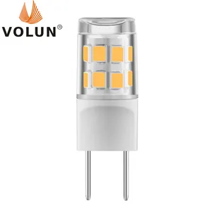 120V kısılabilir G8 LED ampul 2W LED mısır rengi lamba dolap ışığı tezgah altı mutfak aydınlatma davlumbaz G8 LED ışık