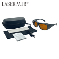Lunettes de sécurité laser Laserpair certifiées CE EN207 pour diodes Alexandrite et laser picoseconde ND YAG, protection OD 7+ avec 11% de transmission