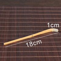 Cuillère cosmétique écologique en bambou pour le thé vert Mini doseur faisant la machine Accessoires Chashaku Matcha Ensembles de sel en verre