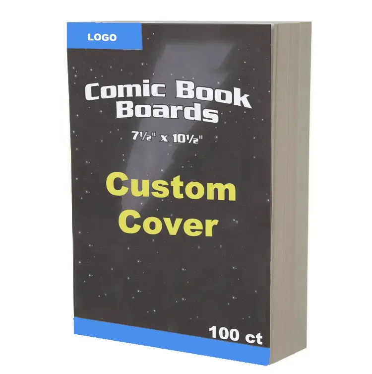 OEM-Funda personalizada, bolsa de cómic de plata de la era actual, respaldo para tablero de cómics