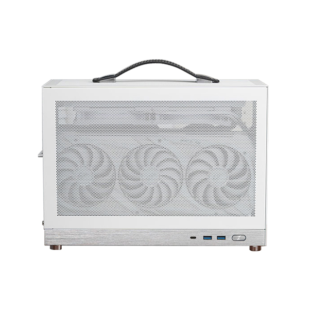 12.4L Portable ITX Computer Case Support 240 Water Cooling Support SFX/SFX-L PSU, OEM/ODM