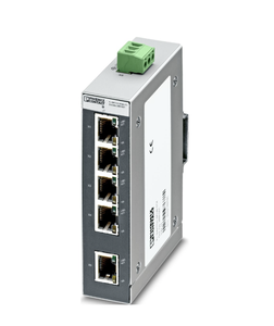 Ph-oenix FL <b>SWITCH</b> SFNB 5TX Industrial Ethernet <b>Switch</b> 5 RJ45 Ports 10/100Mbps DIN Rail Original Germany <b>Network</b> - Product Image 1