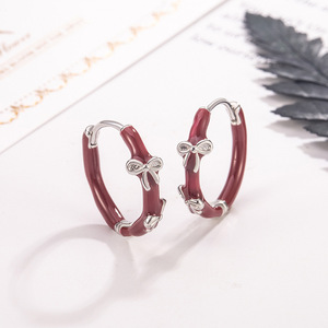 Boucles d'oreilles en argent sterling, pierres précieuses, aretes, huggies, joyeria de plata, boucles d'oreilles martelées en argent sterling 925, pendientes, brillantes - Product Image 1