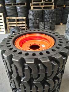 制造商直接推土机JCB 3CX车轮17.5-25 16/70-20 14-17.5带轮辋实心轮胎块解决方案服务公司 - Product Image 5