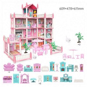 Casa de Muñecas de 18 Pulgadas para Niños, Accesorios y Muebles, Refrigerador Completo, Juguetes, Casa de Juegos, Muñecas de Ensueño - Product Image 2