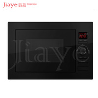 Petits appareils électroménagers pour la cuisine, four à micro-ondes, four à micro-ondes en verre noir, four à micro-ondes encastrable 25L