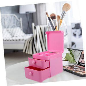 Caja de Joyería Mini Kawaii con Cajones, Organizador de Piezas Pequeñas de ABS Resistente para Pendientes, Cinta Washi, Cuentas, Manualidades - Product Image 4