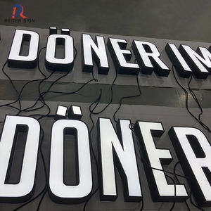 Control remoto de señalización LED con letras de canal 3D personalizado IP65 resistente al agua Asistente de <span class=keywords><strong>Google</strong></span> Compatible con empresas comerciales y bodas - Product Image 2