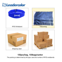 Pulsera de Silicona RFID UHF Pasiva de 860-960Mhz, Resistente al Agua, para Podómetro y Gimnasio, Precio de Fábrica