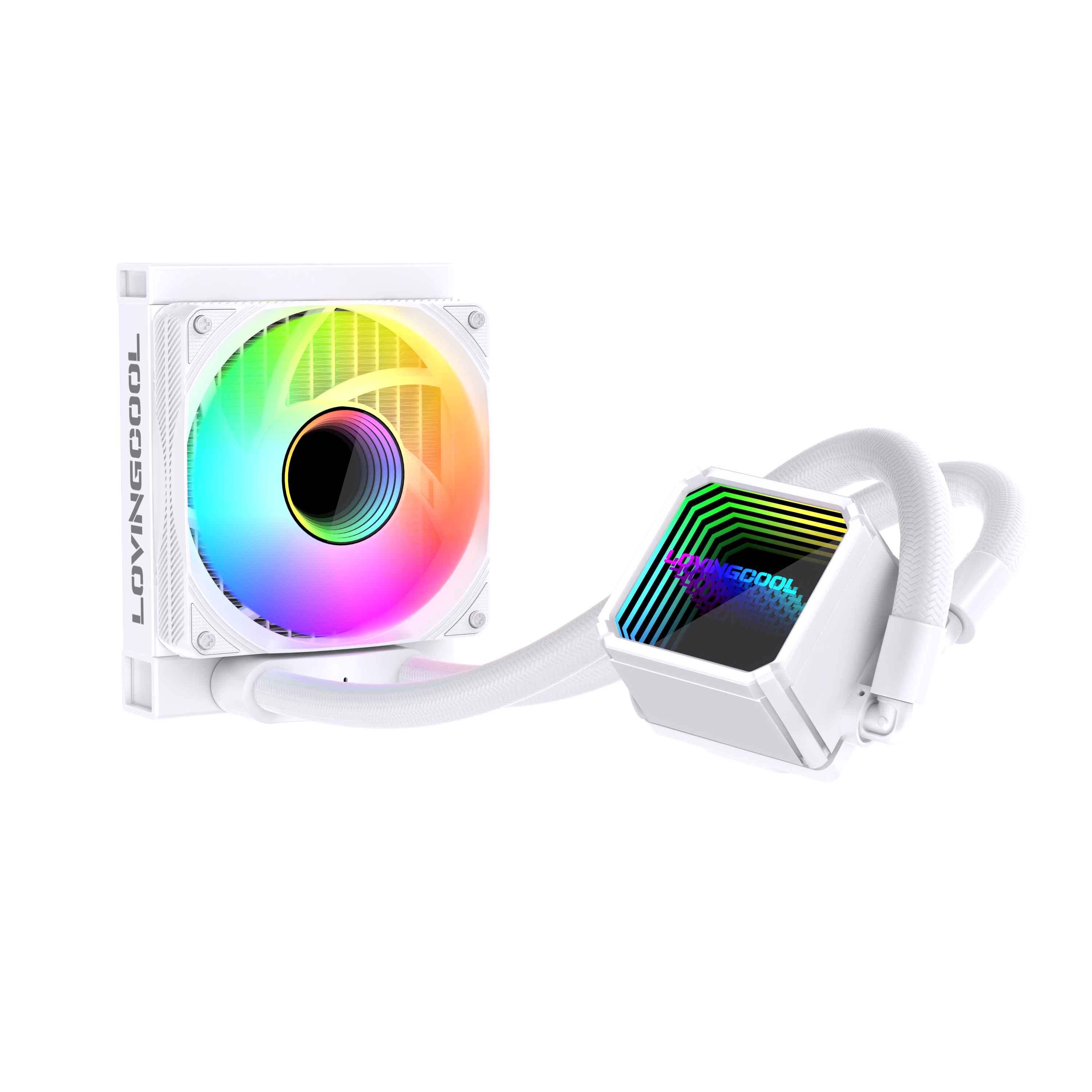 LOVINGCOOL 120mm AIO CPUクーラー高速液体水冷ファンゲーム用