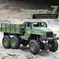 Coches y Camiones RC a Gasolina, Estilo 1:18, Camión Militar 6WD, Coches RC Nitro Profesionales de Alto Rendimiento, Vehículo Militar Todoterreno con Control Remoto