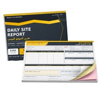 Papier autocopiant NCR, modèle de facture à trois feuillets, carnet de registres