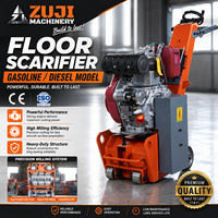 Machine à scarifier les sols en béton CS200 pour l'élimination des revêtements époxydiques intensifs, polisseuse professionnelle à engrenages, certifiée CE