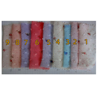 Tissu en mousseline de soie floral exquis tissu en mousseline de soie imprimé avec tissu teint en fil de fleurs tissu de robe de printemps et d'été
