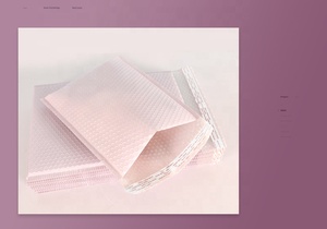 Tùy chỉnh có thể tái chế cho bọc bong bóng nhựa cho Poly mailer độn phong bì vận chuyển bao bì cho quần áo hậu cần cho - Product Image 4