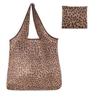 Bolsa de Compras Plegable de Poliéster, Práctica y Portátil para Viajes, Estilo de Dibujos Animados, Uso Transfronterizo - Product Image 1