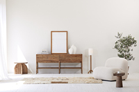 Matt Black Recycled Elm Beistell tisch im nordischen Stil Moderner Beistell tisch Wohnzimmer möbel