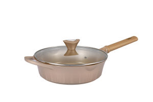 Ensemble de 10 casseroles en aluminium moulé sous pression avec fond à induction, nouveau modèle, avec couvercle en verre, revêtement antiadhésif, idéal pour la cuisine à domicile - Product Image 6