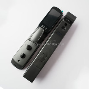 Serrure de porte intelligente numérique avec caméra, logo personnalisé, empreinte digitale, mot de passe intelligent, pour appartement et maison - Product Image 1