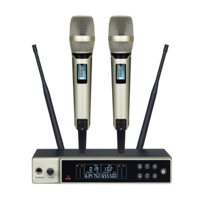 Micrófono de Mano Inalámbrico SKM9000 UHF Metálico de <span class=keywords><strong>Doble</strong></span> Canal con Conversión de 200 Frecuencias Adecuado para Actuaciones en Escenarios e Iglesias - Product Image 2