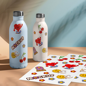 定制印刷防水标签 高品质乙烯基模切贴纸 - Product Image 1