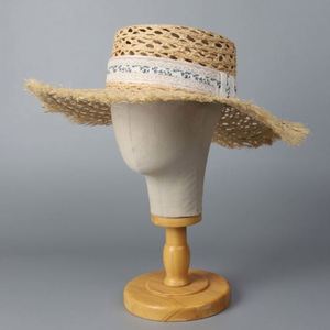 Spring <b>Summer</b> New Arrival Women Korean-Style Wide Brim Hollow Out <b>Straw</b> <b>Hat</b> Travel Beach Casual Sunhat Boater <b>Hat</b> - Product Image 3