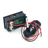 12V Digitales Elektronisches Thermometer mit 1 Meter Kabel für Aquarien- und Kühlschrank-Wassertemperatur mit Wasserdichtigkeit