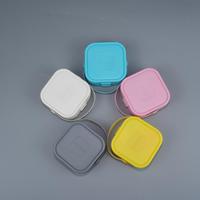 A0046 Boîte à couture portable carrée en plastique, grande, faite à la main, avec poignée, pour costumes, kit de couture domestique transfrontalier