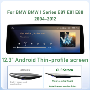 Système de contrôle central Linux 12,3 pouces pour <span class=keywords><strong>BMW</strong></span> Série 1 E87 E81 E88 2004-2012, Carplay, navigation GPS, Android Auto - Product Image 1