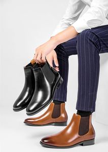 รองเท้าบูทเชลซีหนังแท้คุณภาพสูงสำหรับผู้ชายรุ่นใหม่ประจำฤดูหนาวปี 2025 - Product Image 4