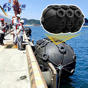 Bouée de protection pneumatique gonflable en caoutchouc ISO 17357 Yokohama pour amarrage de navires STS STD - Product Image 2