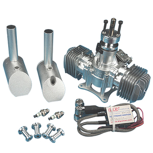 Brand DLE 60 60CC Twin Gas Engine for RC <b>Airplane</b> Hot Sell,DLE60,DLE-60,DLE for RC <b>Airplane</b> Fixed Wing Model - Product Image 5