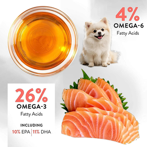 Olio di Salmone Selvaggio dell'Alaska Puro per Cani e Gatti, Integratore Alimentare Liquido per Animali Domestici, Supporto per Articolazioni, Pelo e Salute del Cuore - Product Image 6