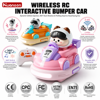 Voiture télécommandée KZHM pour enfants, jouet de combat électrique, voiture de collision RC pour enfants
