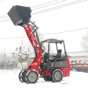 Euro 5 small front farm tractor loader DY25 multifunctional china used electric skid steer construction wheel loader