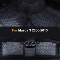 Nouveaux tapis de sol de voiture entièrement couvrants, personnalisés pour Mazda 3 2006 2007 2008 2009 2010 2011 2012 2013, design pliable, résistants à l'usure