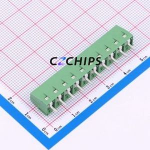 1-282836-0 Screw Terminal Block Through hole Component (THT),P=5mm Connector 5mm Green Through Hole 1 - Product Image 2