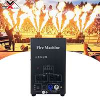 Projecteur de flamme de scène professionnel MXZ M-0FM DMX, machine à feu à gaz en fer, hauteur de jet 1-3M, pour mariages, événements DJ, personnalisable