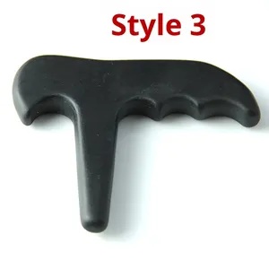 Outil de massage triangulaire en pierre Bian pour la thérapie des méridiens et le massage des points de pression du pied - Product Image 4