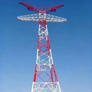 Hochwertiger feuerverzinkter elektrischer Posten Übertragungsanlage-Turm zu verkaufen Zubehör