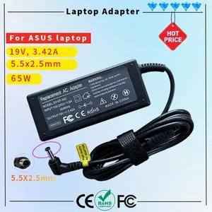 <span class=keywords><strong>Cargador</strong></span> Adaptador de Corriente Alterna para <span class=keywords><strong>Portátil</strong></span> <span class=keywords><strong>Asus</strong></span> X401A X550c A450c Y481 X501la X551c V85 A52f X555, 19V 3.42A 65W, 5.5X2.5mm - Product Image 2