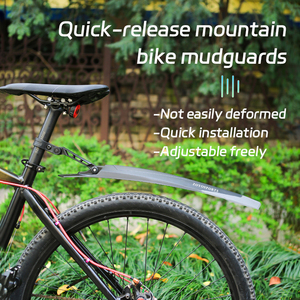 Juego de guardabarros de bicicleta MTB ajustable ZOYOSPORTS, guardabarros delantero trasero para bicicleta de montaña para 26 "27,5" 29 "-accesorios de bicicleta - Product Image 5
