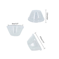 Croissance des plantes panier de plantation hydroponique couverture de semis de plantes Culture sans sol couverture d'isolation transparente couvercles supérieurs
