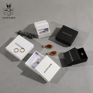 Custom Logo Top Open Jewelry Packaging <b>Box</b> for Ring <b>Earrings</b> Bracelet Necklace Premium <b>Gift</b> <b>Box</b> Factory Wholesale - Product Image 1
