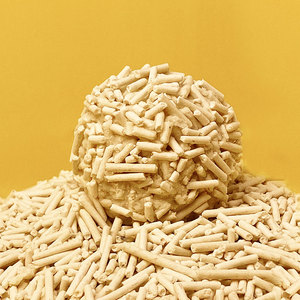 Arena para gatos de tofu de varios sabores al por mayor fabricante OEM 6L 7L fibra vegetal natural fuerte aglomeración arena para gatos desechable - Product Image 3