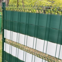 Bandes de clôture rigides en PP 100% pour la protection de la vie privée, résistantes aux UV, durables, écologiques, pour clôtures de jardin