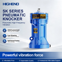 Marteau pneumatique bleu SK, vibrateur pneumatique à fort impact, utilisé pour l'aide au flux des matériaux dans les silos et trémies