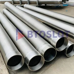 (manufacturer) wedge wire screen pipe/Johnson pipe/wire wrapped screen